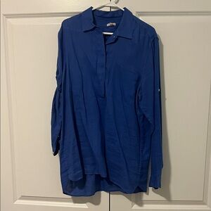 GAP Classic Blue Linen Shirt